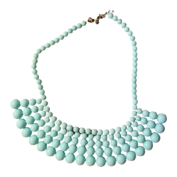 J. Crew Jewelry - J. Crew Turquoise Bib Necklace